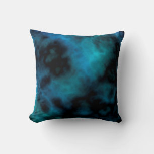 Cojín Decorativo Mármol azul de imitación