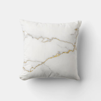 Cojín Decorativo Mármol Blanco