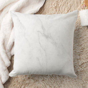 Cojín Decorativo Mármol Blanco