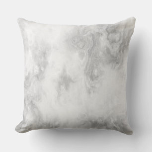 Cojín Decorativo Mármol blanco y gris