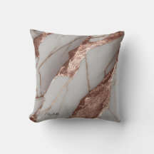 Mármol con brillo de cobre de moda