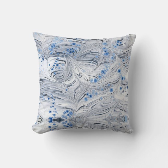 Cojín Decorativo Mármol gris (Anverso)