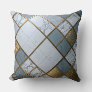 Cojín Decorativo Marmor Gold Raster Luxus Geometrie