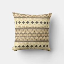 Marrón Crema Y Beige Estampado