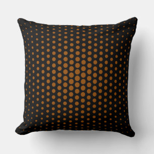 Cojín Decorativo Marrón Techno Dots Modern Black