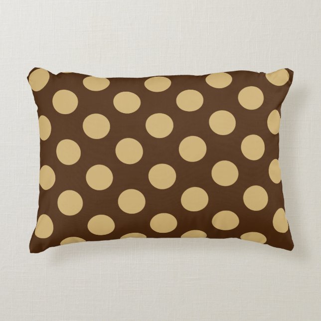 Cojín Decorativo Marrón Y Beige (Anverso)