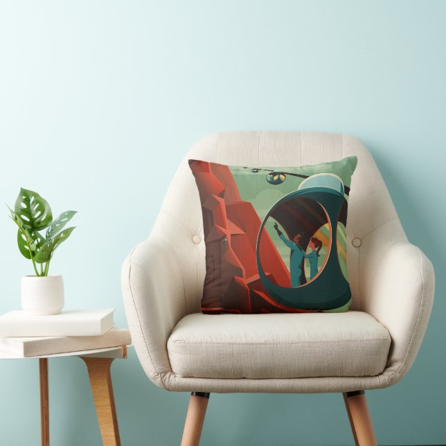 Cojín Decorativo Marte Olympus Mons Sistema Solar Volcán Más Alto (Silla)