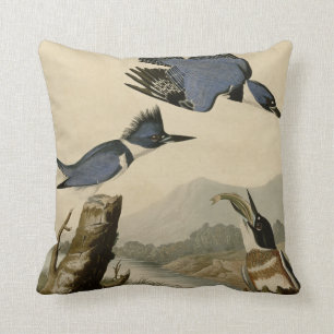 Cojín Decorativo Martín pescador ceñido