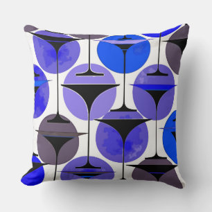 Cojín Decorativo Martinís Atómicos Inspirados en los Cincuenta en A
