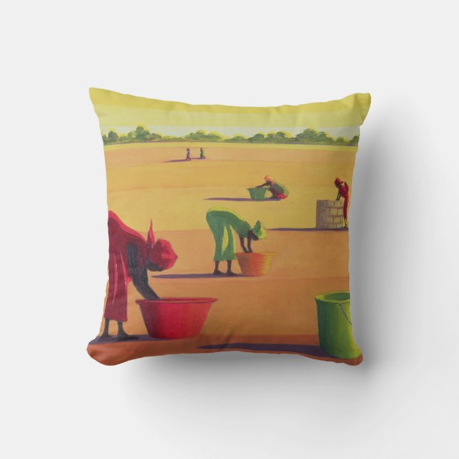 Cojín Decorativo Más allá del 1998 pálido (Anverso)