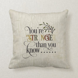 Cojín Decorativo Más Fuerte De Lo Que Sabes Motivacional