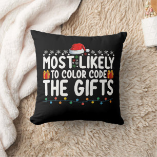 Cojín Decorativo Más Probable Que Codifique con Colores los Regalos