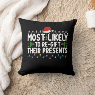 Cojín Decorativo Más Probable Que Regalen Sus Regalos De Navidad