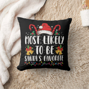 Cojín Decorativo Más Probable Que Sea El Favorito De Santa Divertid