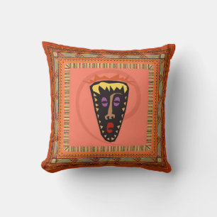 Cojín Decorativo Máscara africana