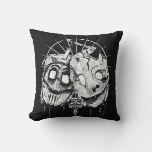 Cojín Decorativo Máscara de dolor oculto streetwear
