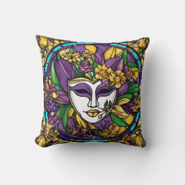 Cojín Decorativo Máscara de Mardi Gras