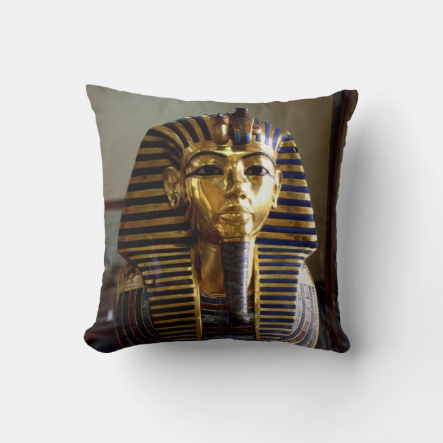 Cojín Decorativo Máscara Egipto de Tutankhamen (Anverso)