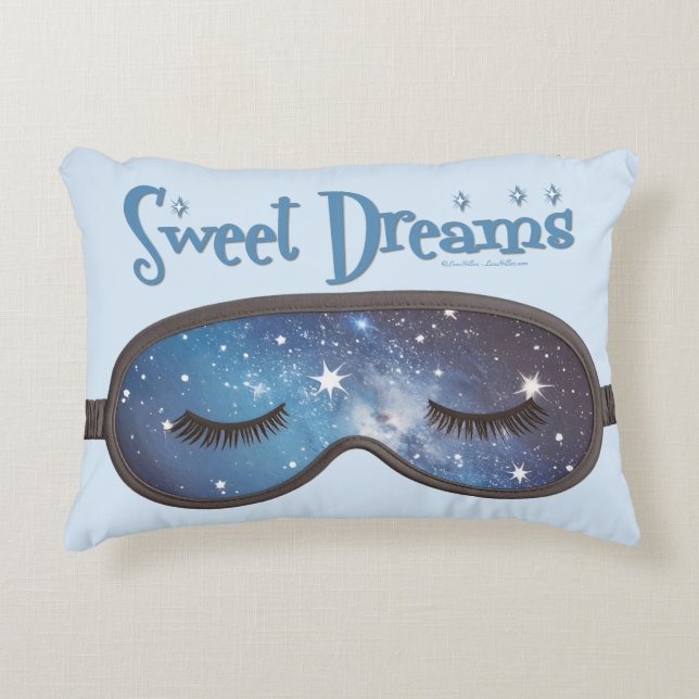 Cojín Decorativo Máscara Facial Sueños Dulces (Anverso)
