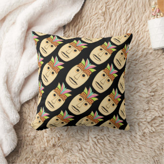 Cojín Decorativo Máscara hawaiana tiki