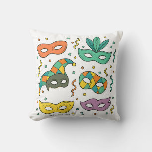Cojín Decorativo Máscaras Voladoras