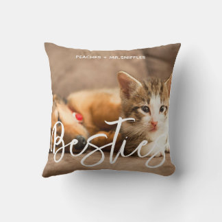 Cojín Decorativo Mascota Amigos Perro Papá Mamá Gato Regalo BFF Bes