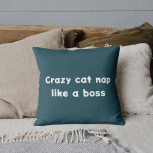 Cojín Decorativo Mascota Animal Personalizado Gato Amante Cita Dive