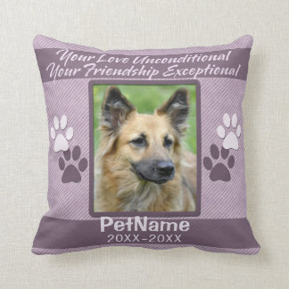 Cojín Decorativo Mascota de amor incondicional Personalizado de sol