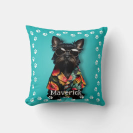 Cojín Decorativo Mascota de Cute Schnauzer