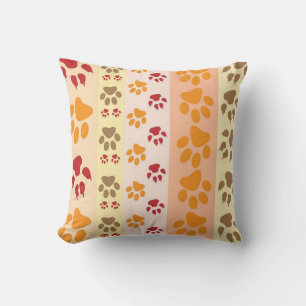 Cojín Decorativo Mascota de gato de perro de patrón de impresión de