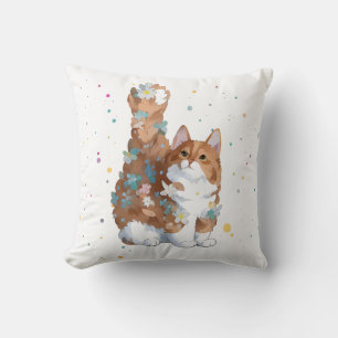 Cojín Decorativo Mascota de gato kitsch