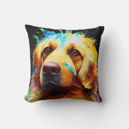 Cojín Decorativo Mascota de perro de la colección Golden Retriever