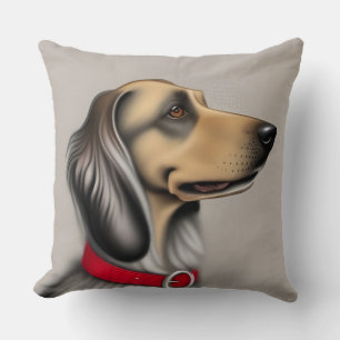 Cojín Decorativo Mascota Elegante Amante de las Mascotas Decoración