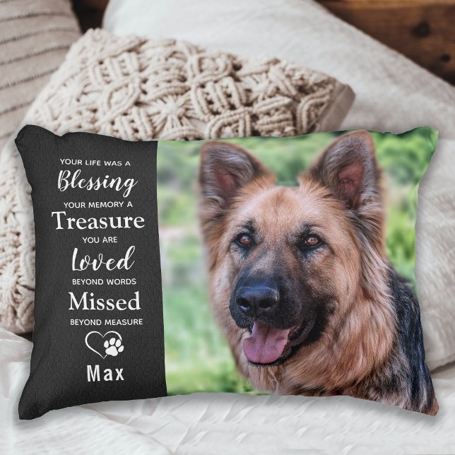 Cojín Decorativo Mascota Memorial - Mascota Perdida Simpatía Por Ci (Subido por el creador)