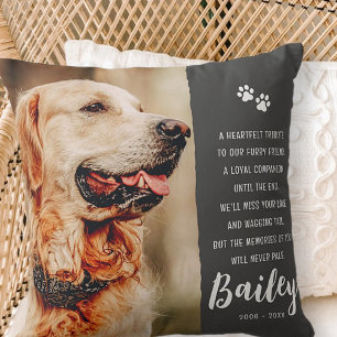 Cojín Decorativo Mascota Memorial Remembernation Poem Modern Simple