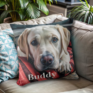 Cojín Decorativo Mascota personalizado moderno foto de Dog Lover