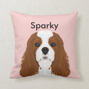 Cojín Decorativo Mascota Personalizado Pillow Cavalier Rey Carlos E