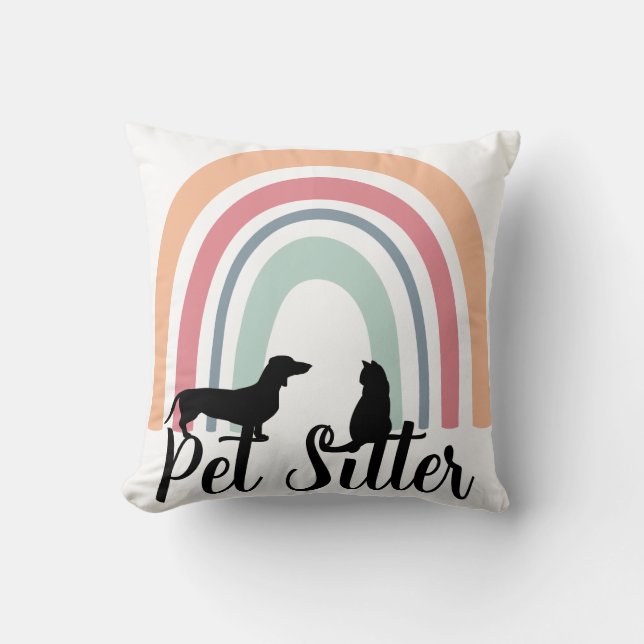 Cojín Decorativo Mascota Sitter (Anverso)