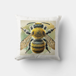 Cojín Decorativo Mason bee Megachile 130924IREF225 - Watercolor