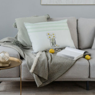 Cojín Decorativo Mason Jar De Daisies