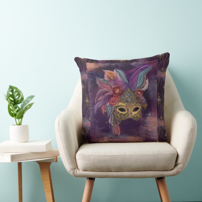 COJÍN DECORATIVO MASQUERADE VENECIA  ARTE      (Silla)
