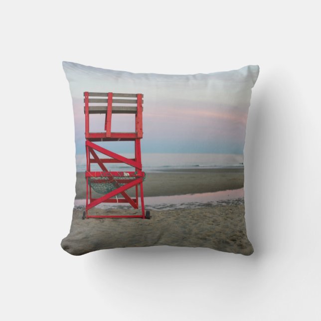 Cojín Decorativo Massachusetts, Gloucester, Good Harbor Beach (Anverso)