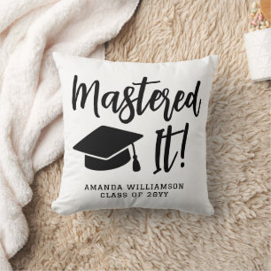 Cojín Decorativo Máster personalizado de graduación