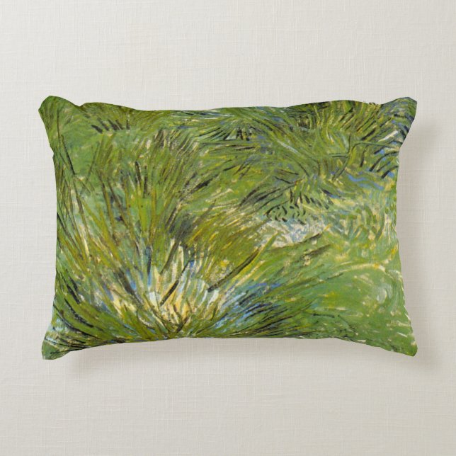 Cojín Decorativo Matas de hierba de Vincent van Gogh (Anverso)