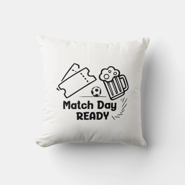 Cojín Decorativo Match Day Ready (Anverso)