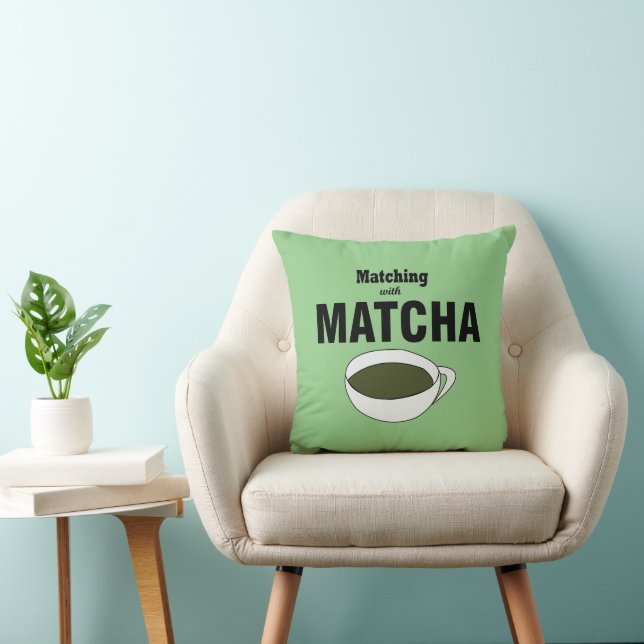 Cojín Decorativo Matcha Green Tea (Silla)