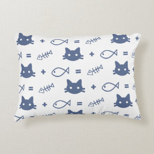 Cojín Decorativo Matemática del gato