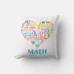 Cojín Decorativo Matemáticas del Corazón