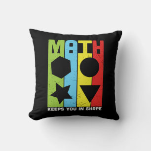 Cojín Decorativo Matemáticas Te Mantienen En Forma
