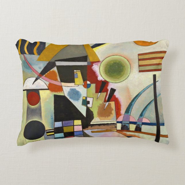 Cojín Decorativo Material gráfico abstracto de Kandinsky (Anverso)